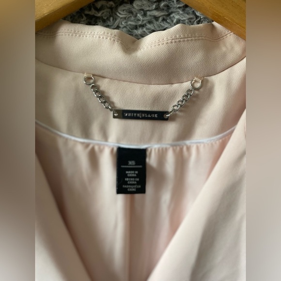 Women’s Light Pink Lined Trench Cost Size XS in Excellent Used Condition - Picture 5 of 5